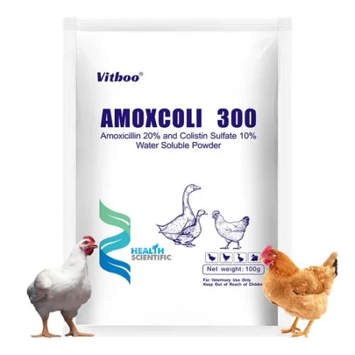 Amoxicillin 20% and Colistin Sulfate 10% Soluble Powder for Poultry and Livestock